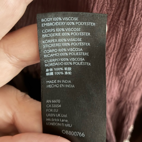 Free People Boho Arianna Tunic Flowey
Embroidered Brown Top S - Picture 15 of 15